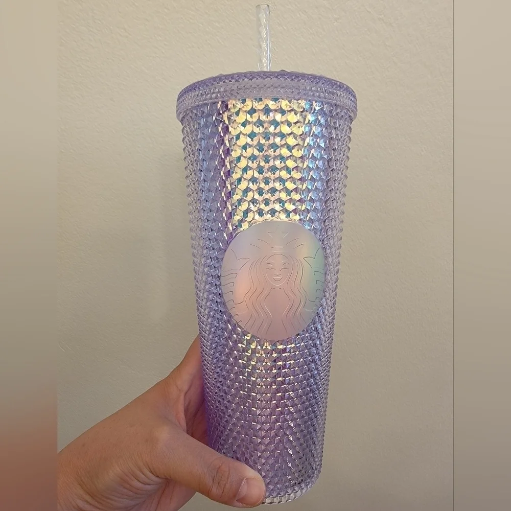 NWT Starbucks 2023 Iridescent Studded Venti Tumbler